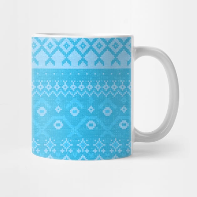 Ethnic blue ornament #1 by GreekTavern